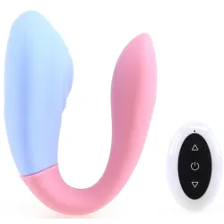 Generique Double stimulateur Well Up Bleu-Rose